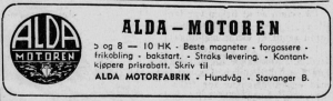 Reklame for Alda (1952)