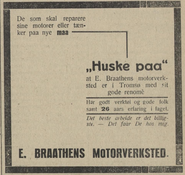Fil:1923 E. Braathens motorverksted (Lofotposten 1923).png