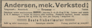 Andersen Mek Verksted - Børr (1922)