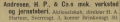 1913 H P Andresen & Co.png