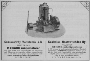 (1921) Reklame for Monark