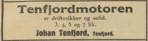 1926 Tenfjord reklame.jpg