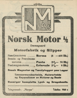 (1918) Norsk Motor