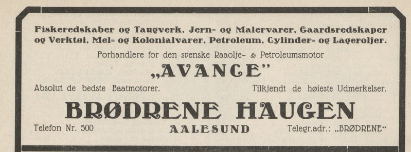 Fil:1917 Brødrene Haugen - Avance.png